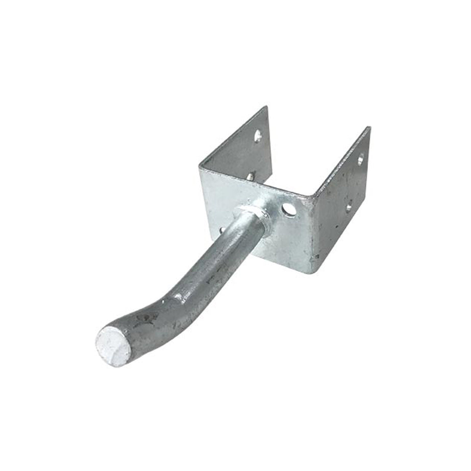Post Support Galv Full U W/Stake, Multiple Sizes