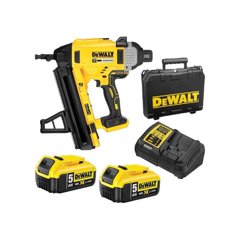 Dewalt DCN890P2-XE 18vxr Li-Ion Cordless Brushless Concrete Angled Nailer Combo Kit