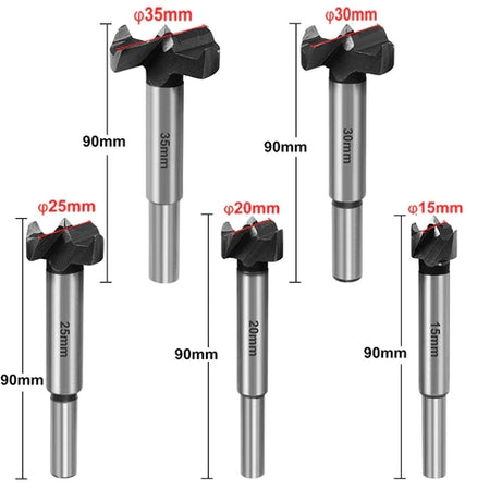 Drill Bit Set Forstner 5pcs (15-35mm)
