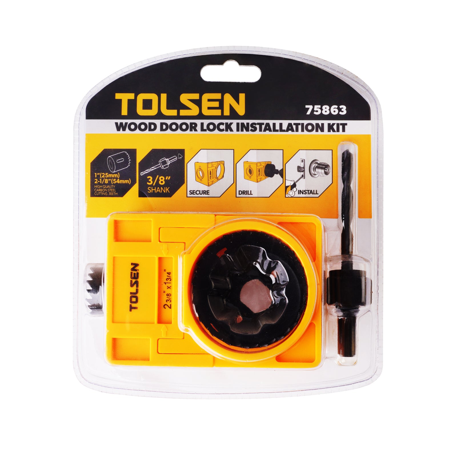 Hole Saw Set Lock Installation 4pcs