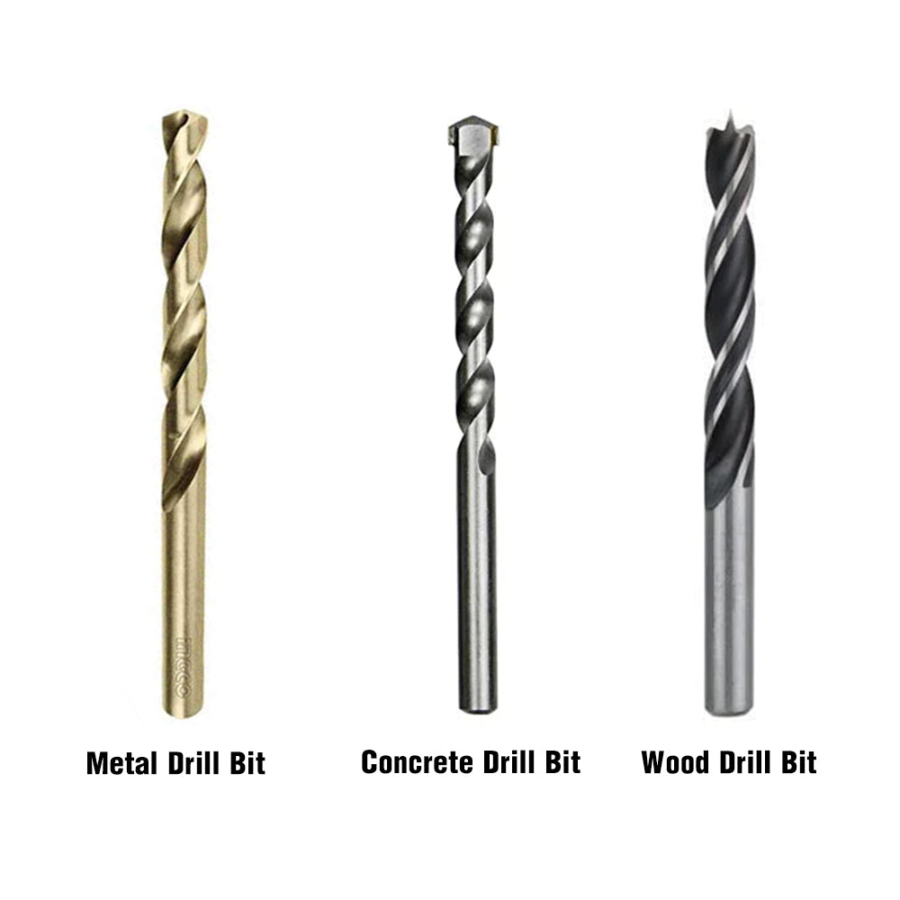 Drill Bit Set Metal, Concrete & Wood 16ps