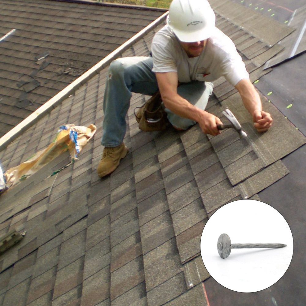 Roofing Nails Twisted Galv Pack 5kg, Multiple Sizes