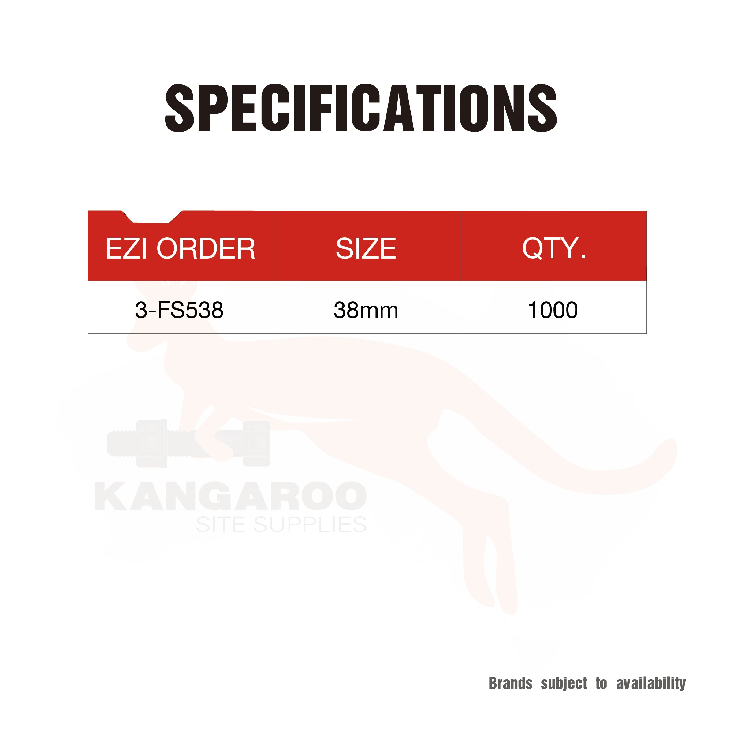 Flooring Staples BCS15 38mm Box 1000