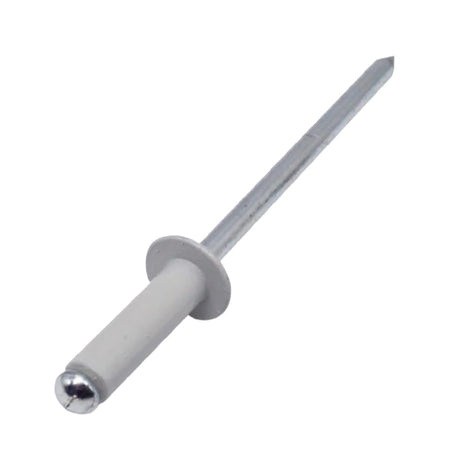 Tower Pop Rivets Al/St Dome Head 3.2x8mm Pack 1000 - White -ASD4-3WH