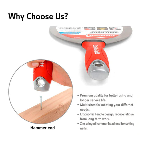 Goldblatt Putty Knife Stiff 38mm, 50mm, 75mm