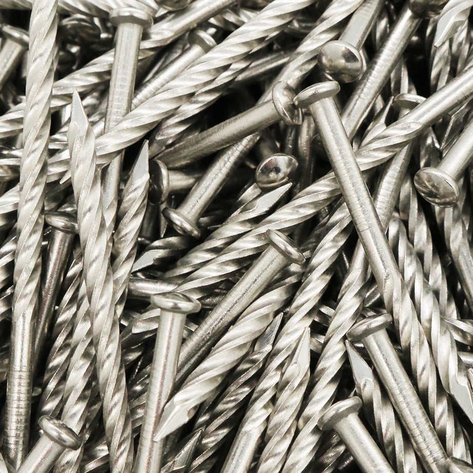 Decking Nails Twisted Stainless Steel, Multiple Sizes, Pack 2kg