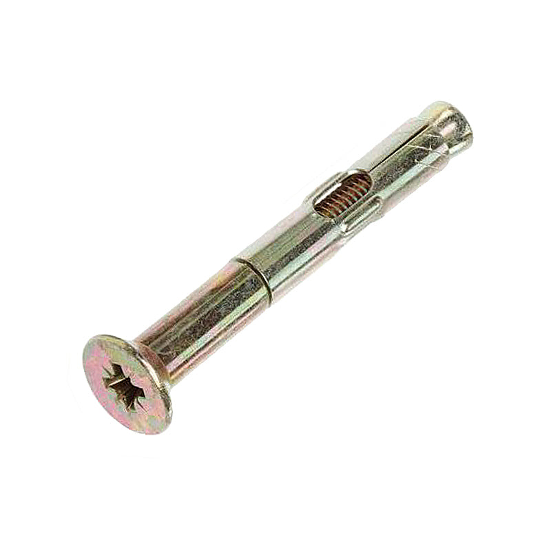 Countersunk Sleeve Anchor Yellow Zinc, Multiple Sizes
