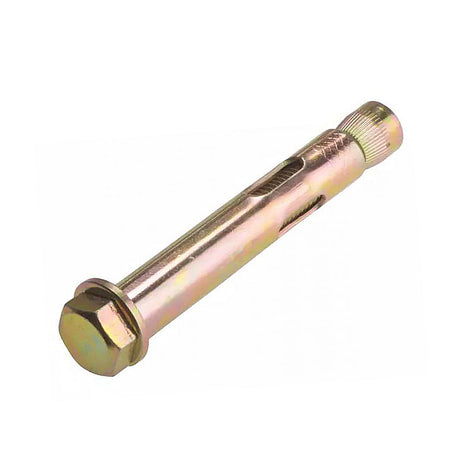 Flush Head Sleeve Anchor Yellow Zinc, Multiple Sizes