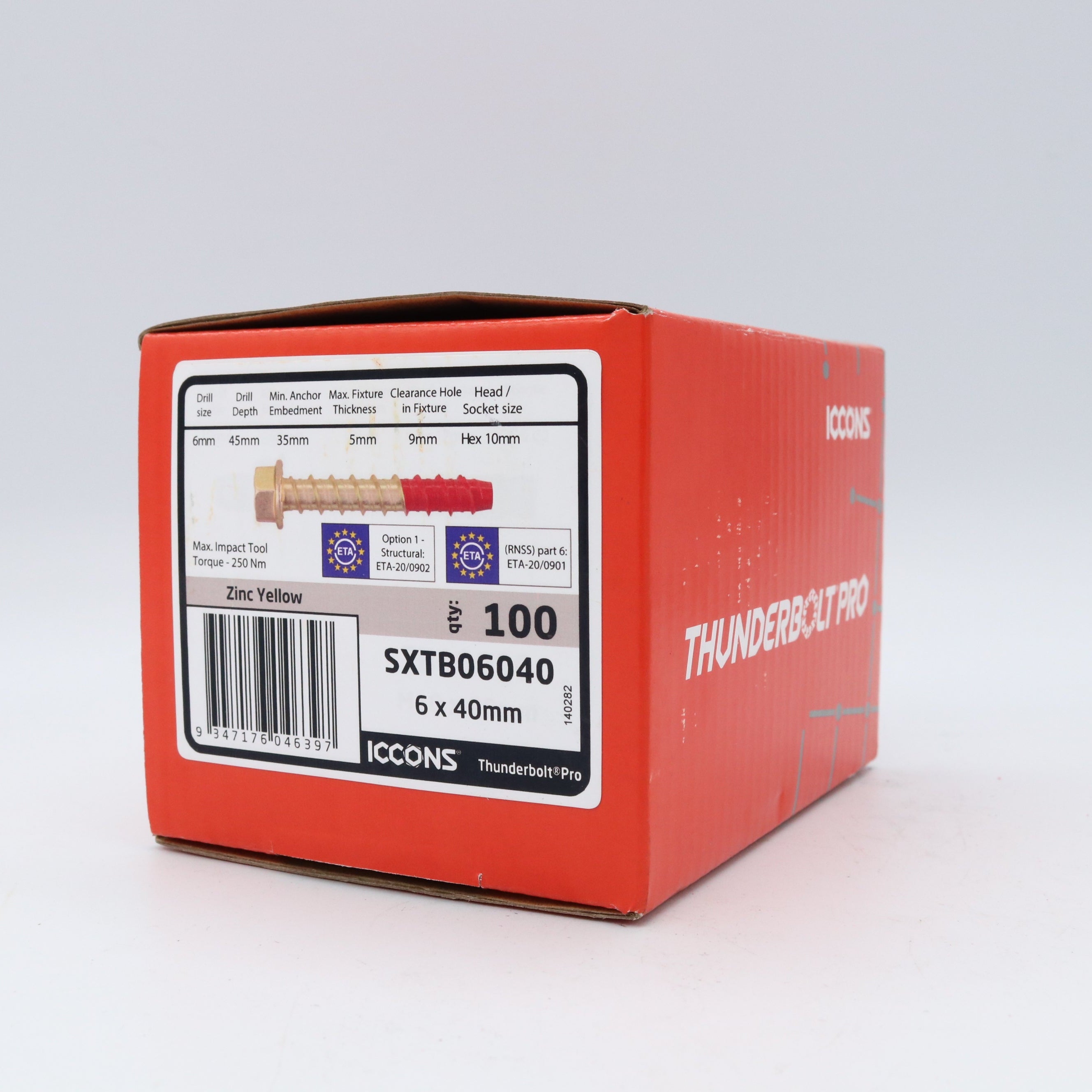 Iccons Pro Screw Bolt Gal Eta, Multiple Sizes