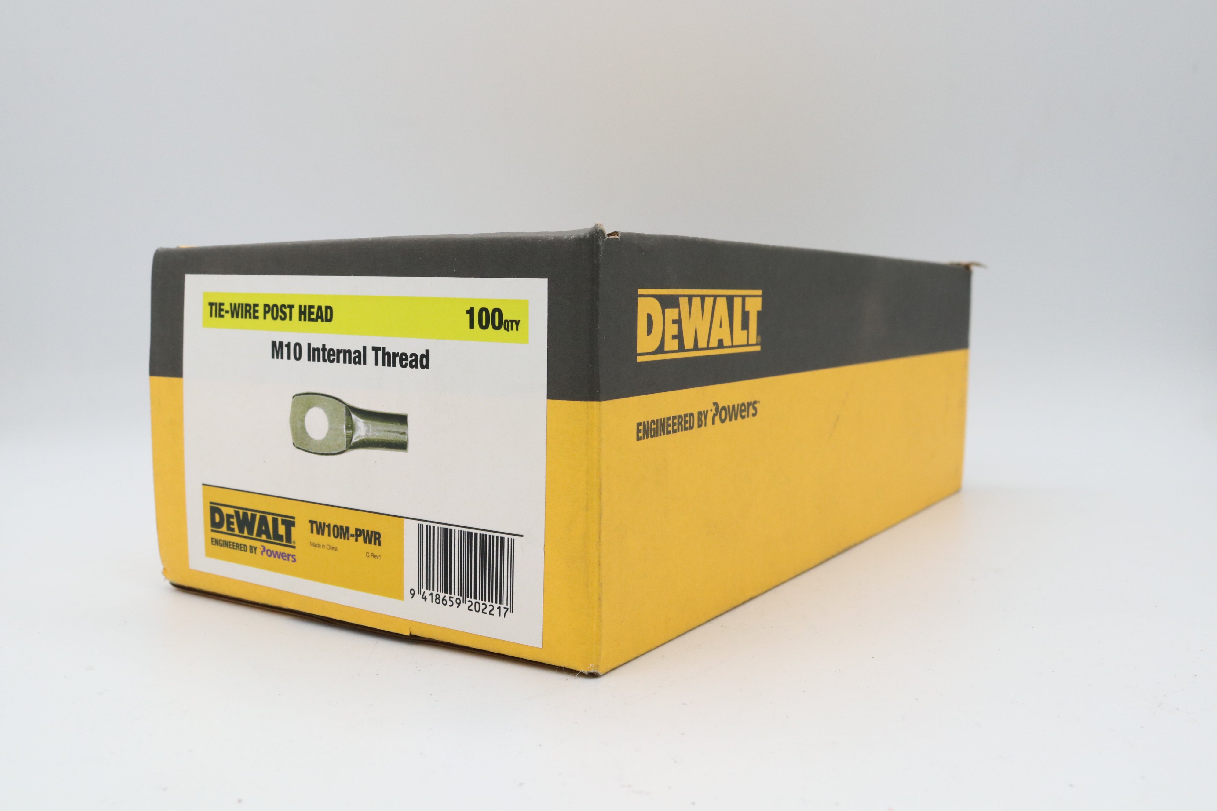 Dewalt TW10M Internal Threaded Tie Wire Zinc M10 Box 100