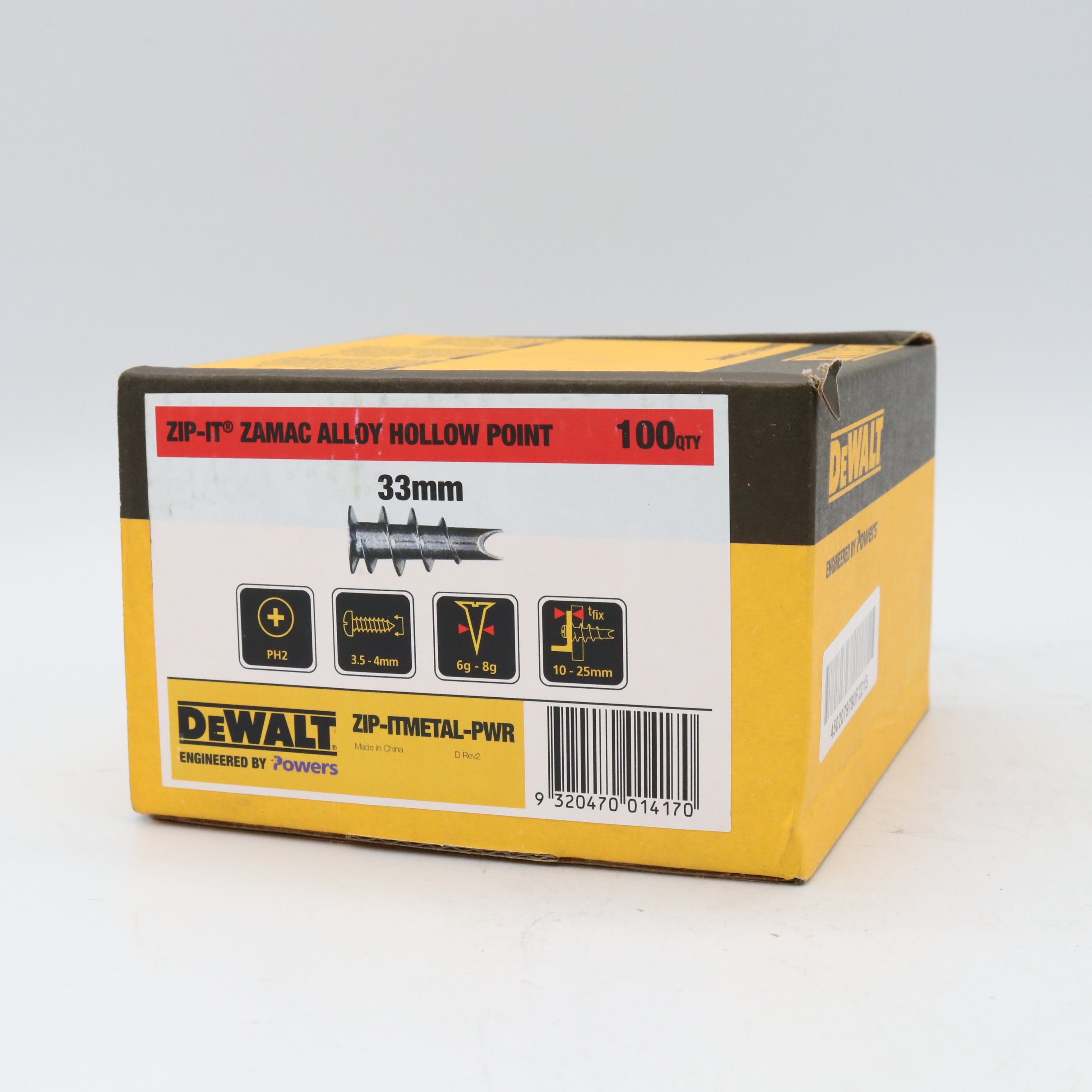 Metal Zip-It Hollow Point Box100