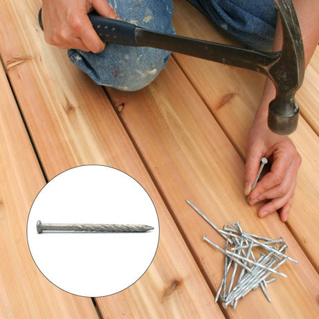 Decking Nails Screw Shank Galv Pack 5kg, Multiple Sizes