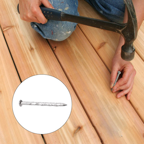 Decking Nails Twisted Stainless Steel, Multiple Sizes, Pack 2kg