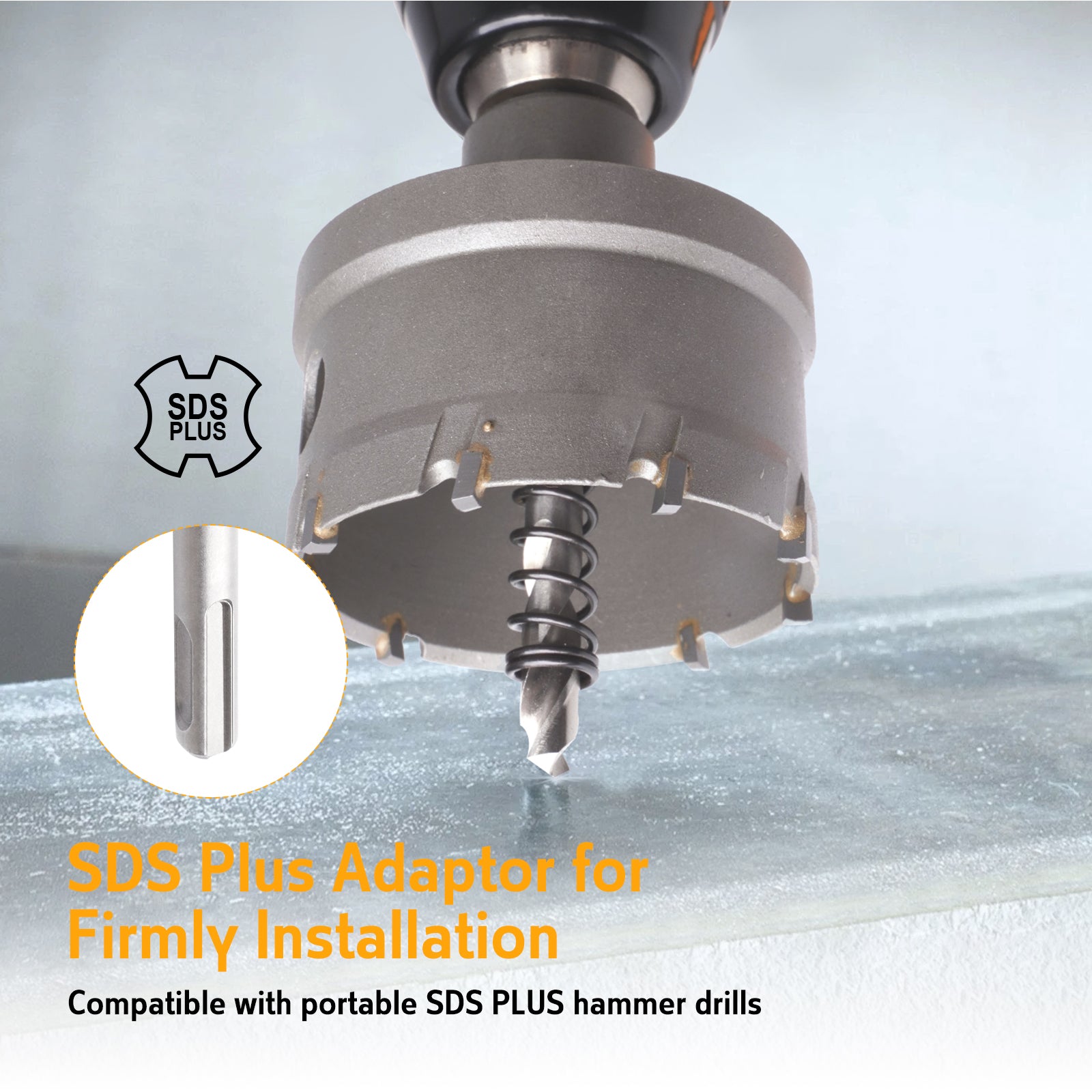 Industrial Core Drill Bit SDS Plus, Multiple Sizes