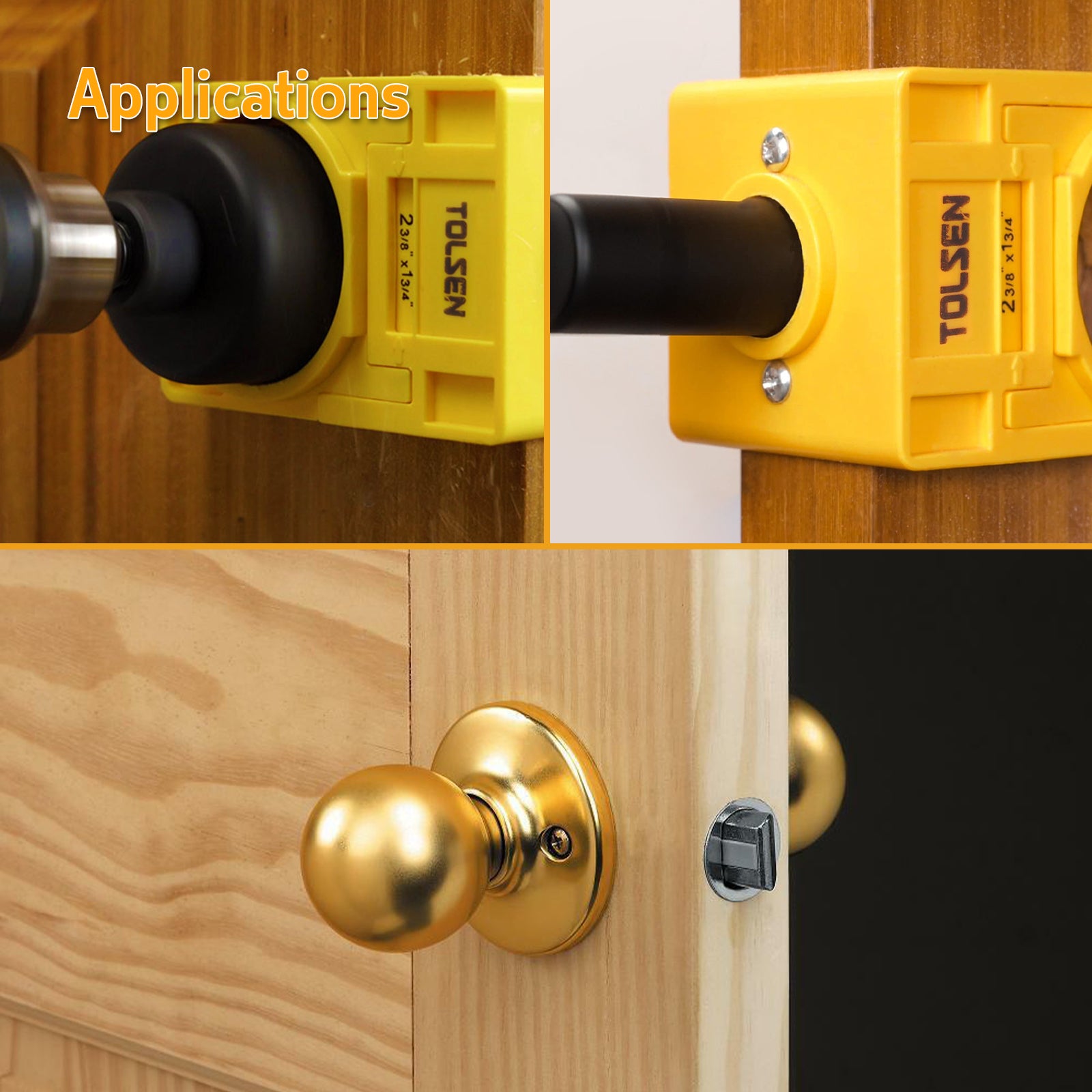 Hole Saw Set Lock Installation 4pcs