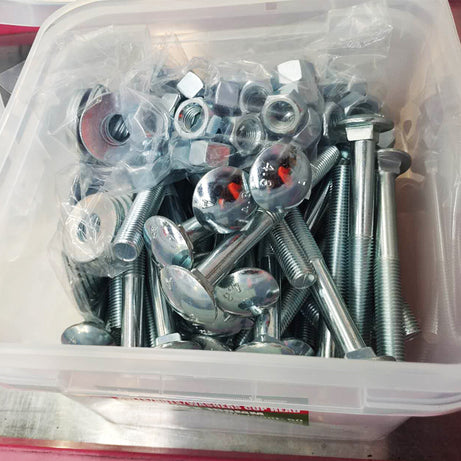 Cup Bolt & Nut & Washers CL4.6 ZP M16 x 150mm Box50