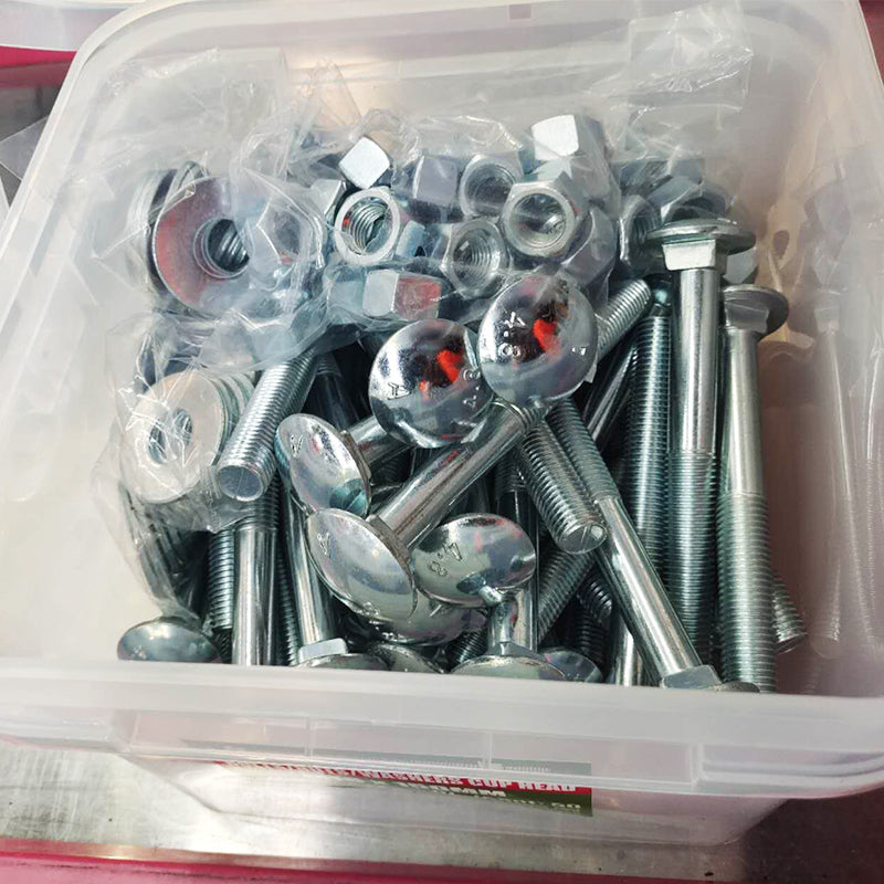 Cup Bolt & Nut & Washers CL4.6 ZP M16 x 150mm Box50