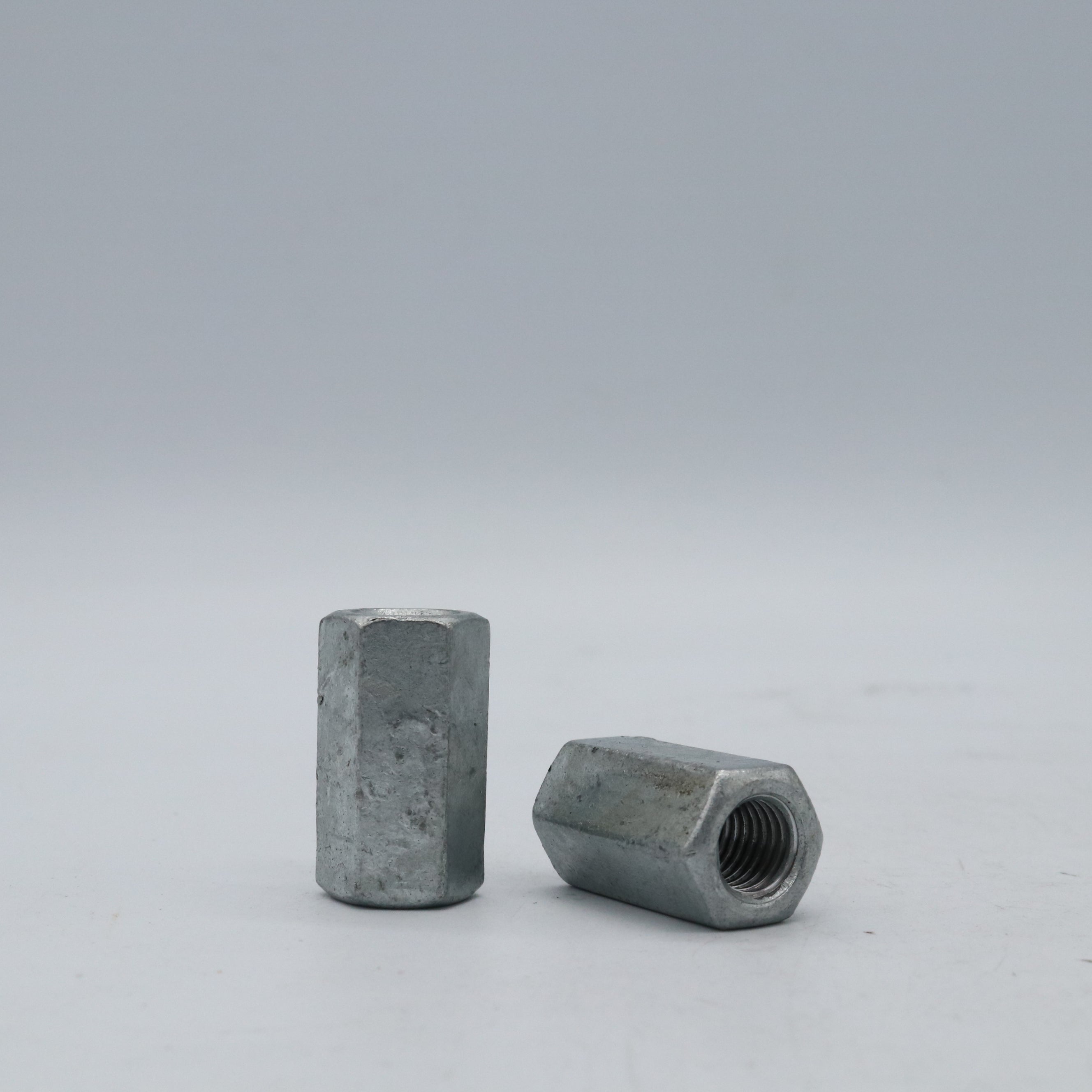 Hex Coupler Nut Hdg M10 to M24, Multiple Sizes