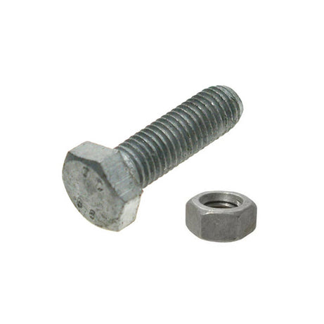 Hex Bolt & Nut CL4.6 Hdg M6-M12, Multiple Lengths