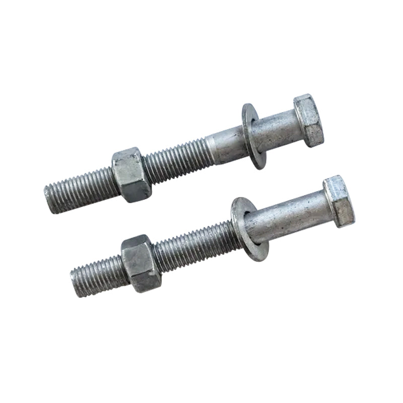 Hex Head Bolt and Nut Set with Washer Cl4.6 HDG M12/M16, Multiple Sizes