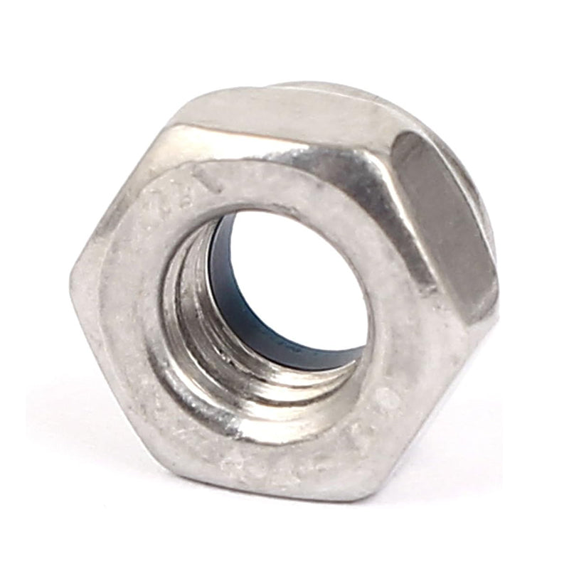 Nuts Nyloc Hex Mtrc 316SS M6 to M16