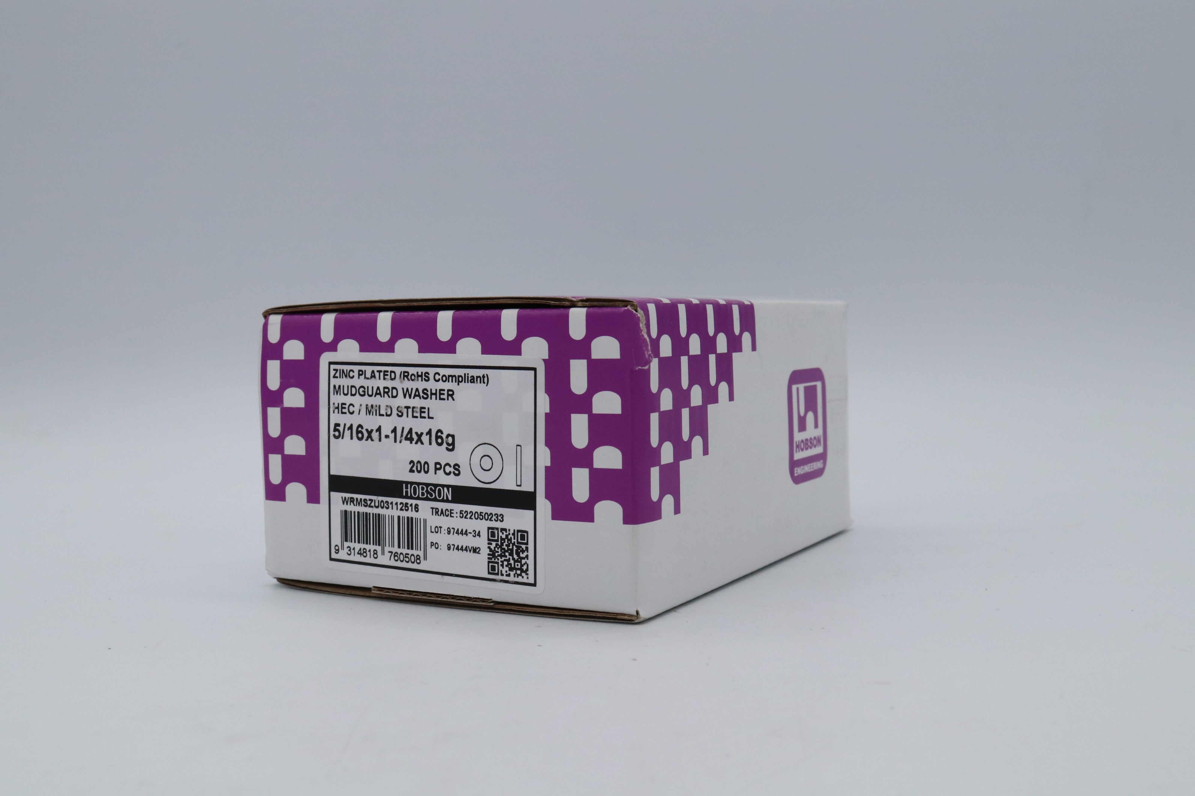 Mudguard Washer Zinc Pack 200, Multiple Sizes