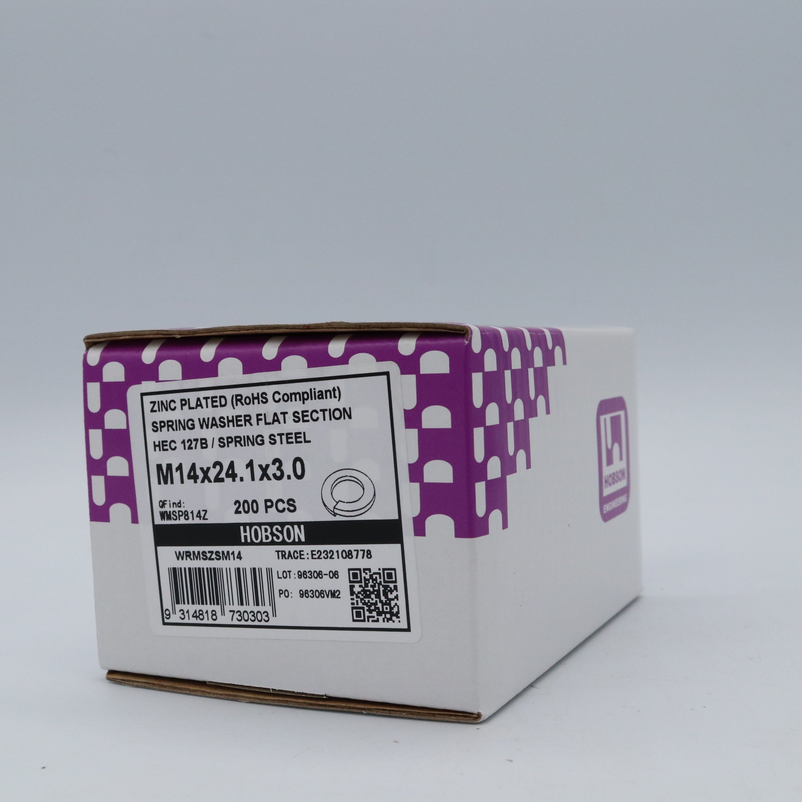 Spring Washer Zinc M6 to M24, Multiple Sizes