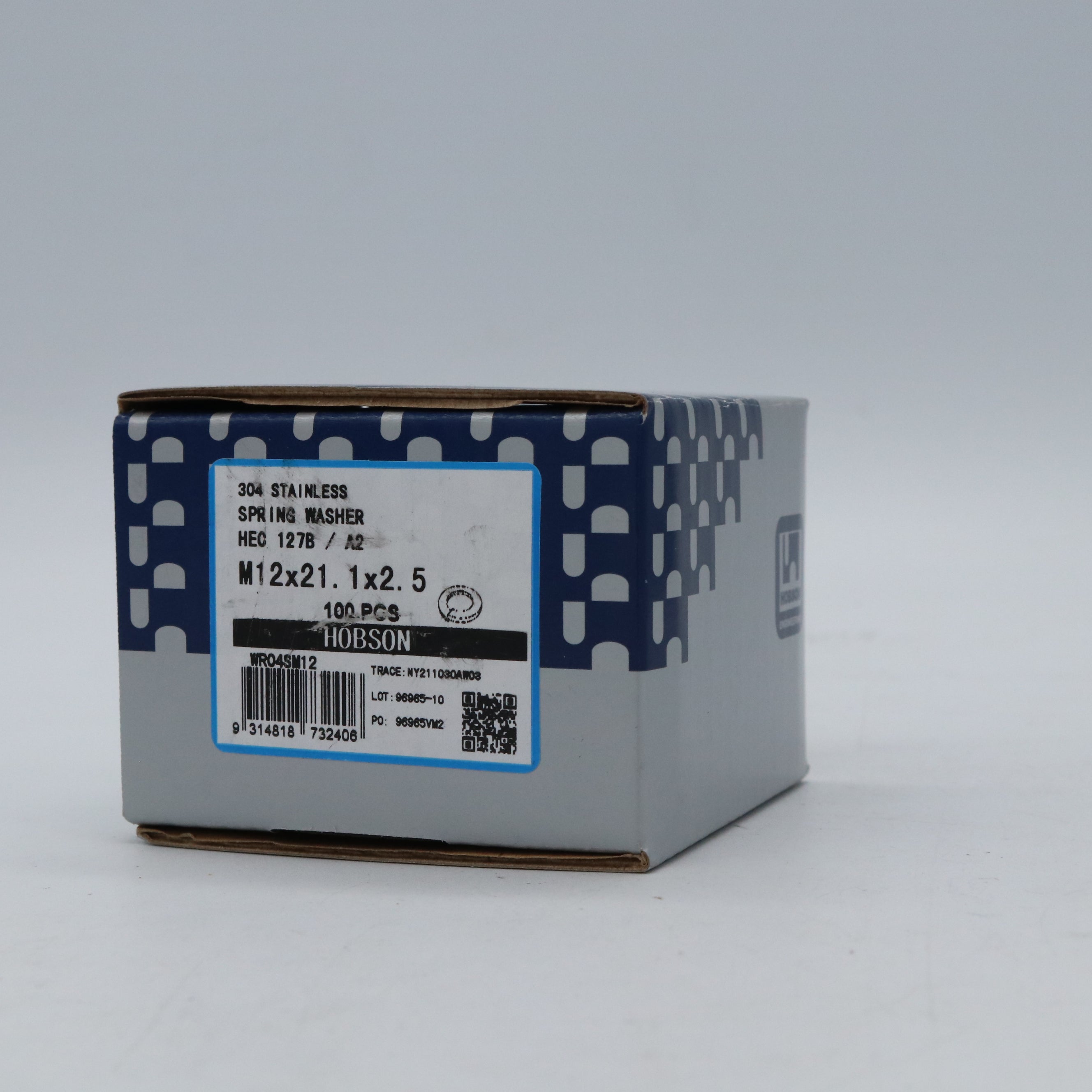 Spring Washer S304 Box100, M6 to M20