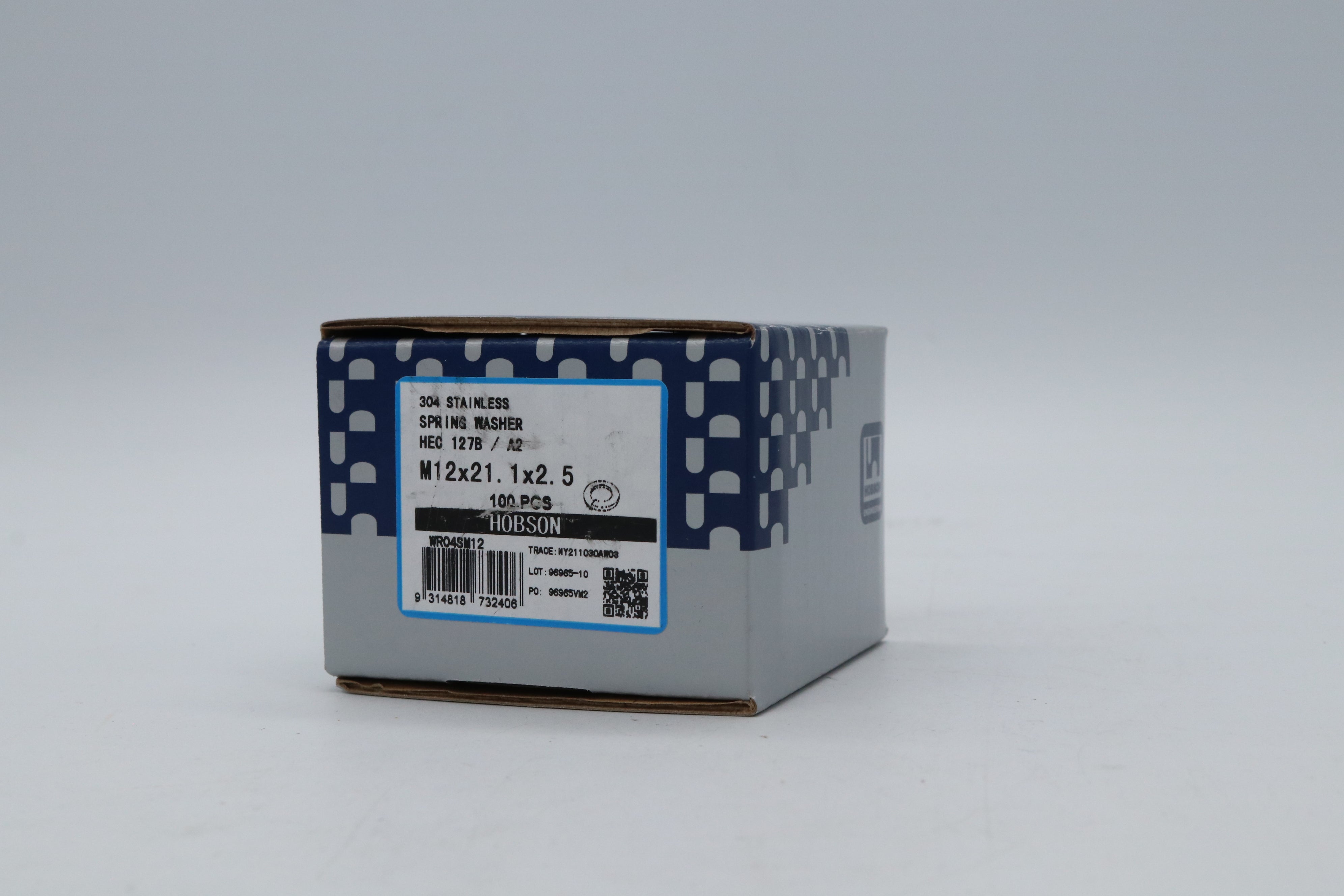 Spring Washer S304 Box100, M6 to M20