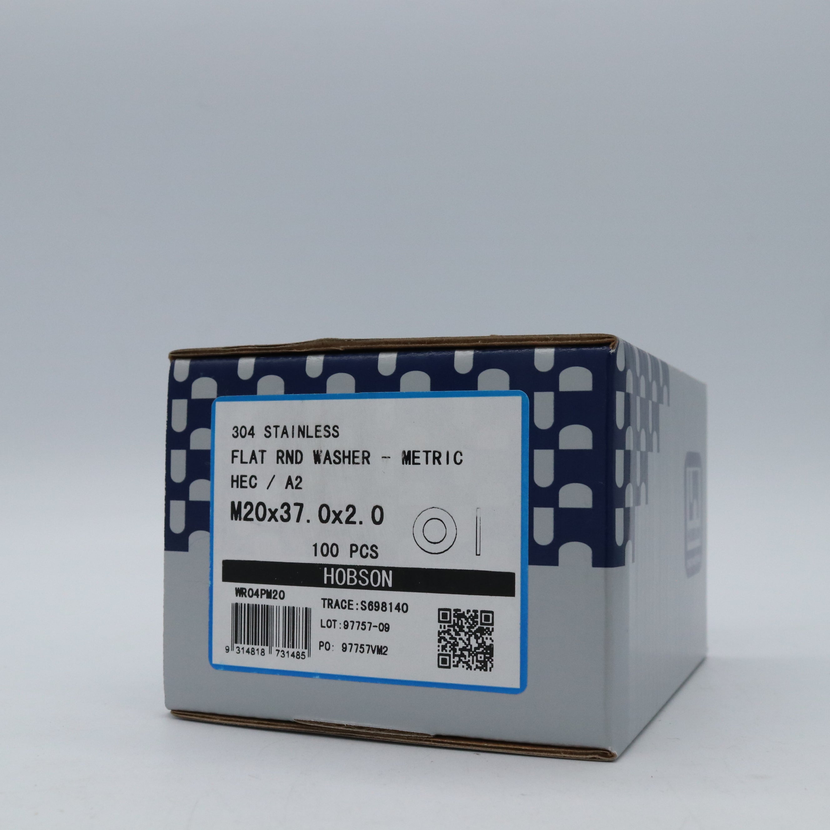 Round Washer S304 M5 to M30, Multiple Sizes