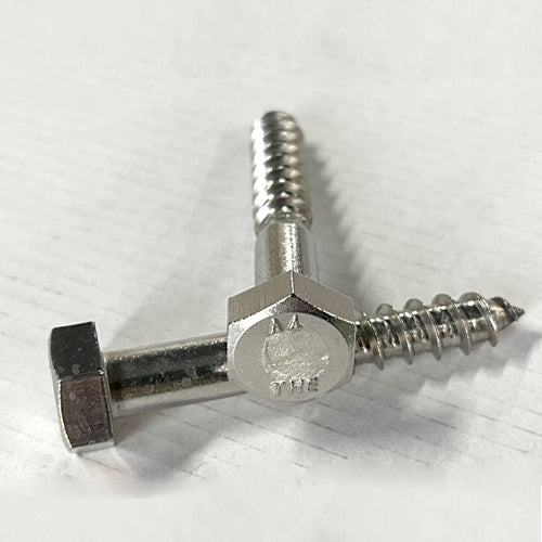HOBSON Coach Screw Hex S316 M8 To M16, Multiple Lengths