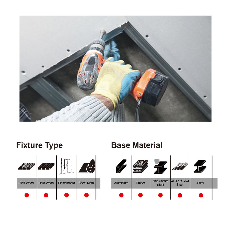 Multi-Purpose Screw CSK YZ 6G/8G/10G, Multiple Sizes