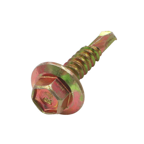 Sd Screw Hex Coarse Zinc Yellow Multiple Sizes
