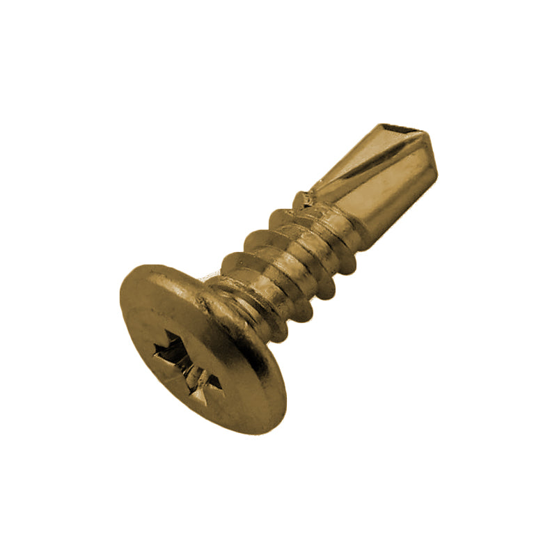 Sd Screw Wafer Coarse Zinc Yellow Multiple Sizes
