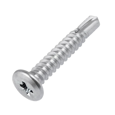 SD Screw Mush Head Coarse 304ss 12-14x38mm Box500
