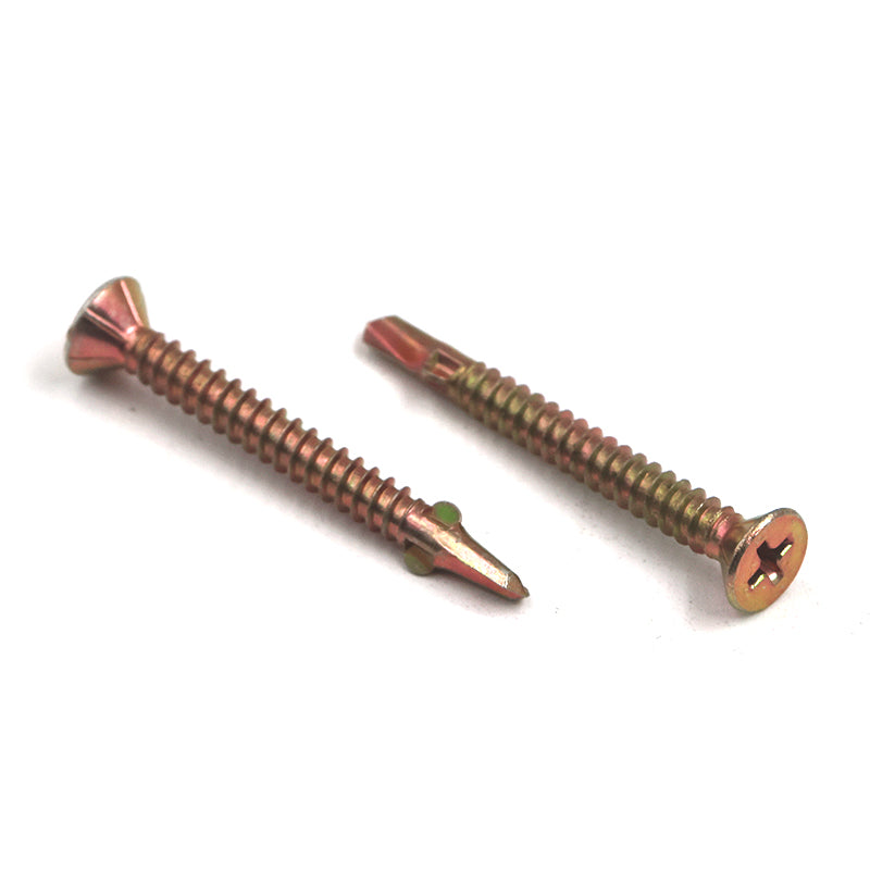 SD Screw CSK Embed Wing Zinc Yellow Multiple Sizes