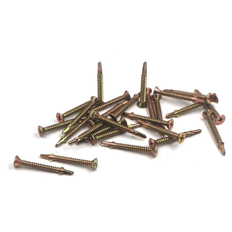SD Screw CSK Embed Wing Zinc Yellow Multiple Sizes