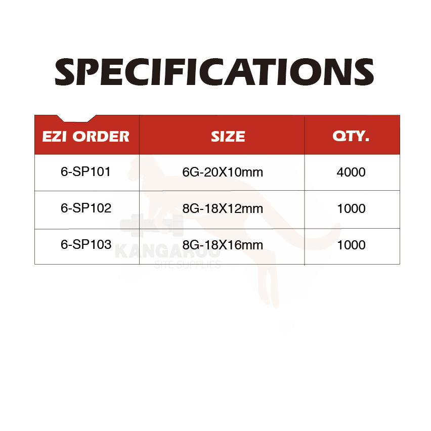 Sd Screw Pan Coarse Zinc Yellow Multiple Sizes