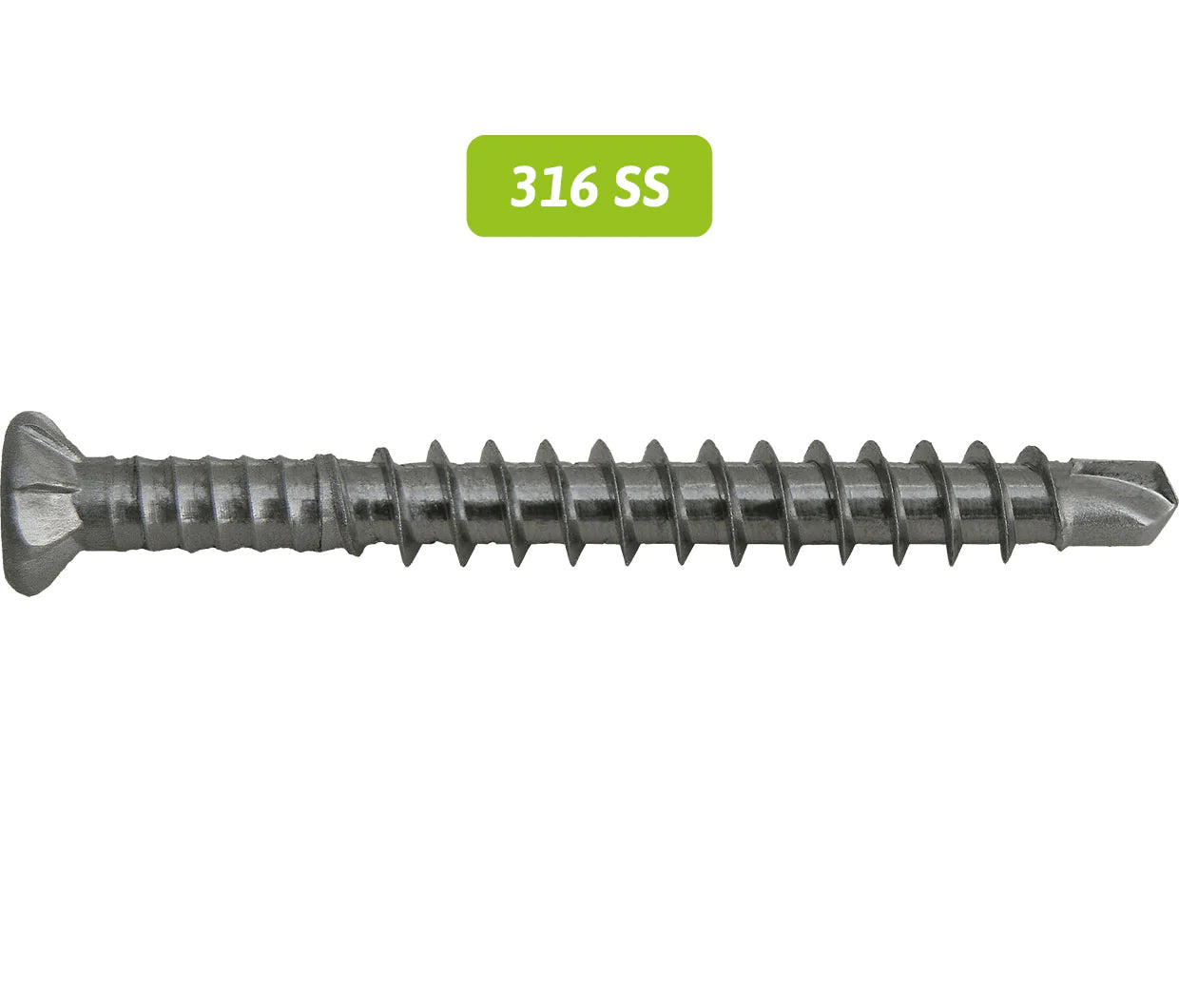 Sd Screw Speedeck Sq Drive 316ss Multiple Sizes