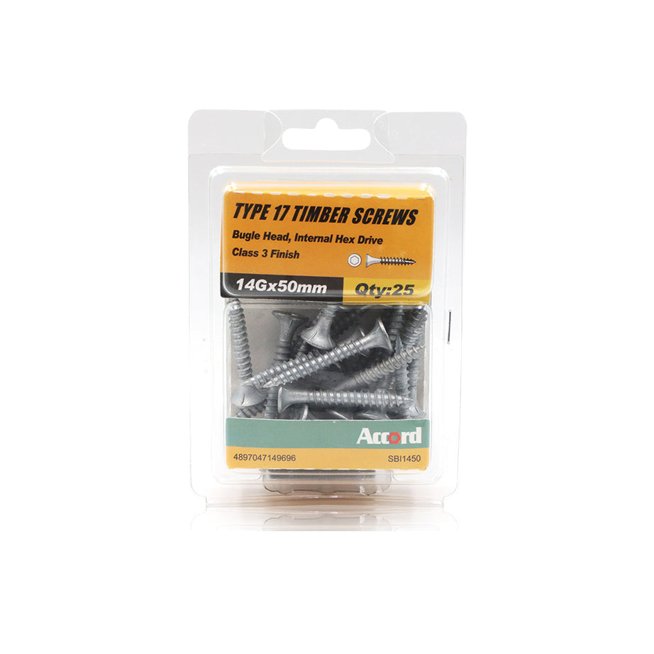 T17 Screw Bugle Head Batten Ihx C3 #14 Multiple Sizes