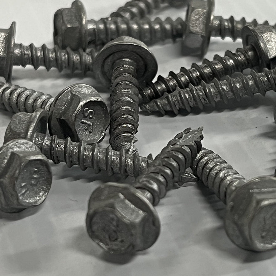 T17 Screw Hex Head C3 #10, #12, #14 Multiple Sizes