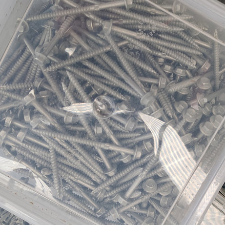 T17 Screw Hex Head C3 #10, #12, #14 Multiple Sizes