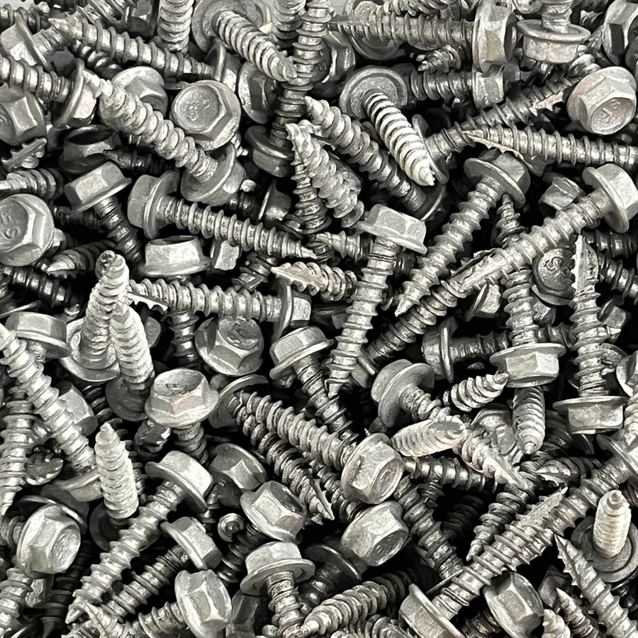 T17 Screw Hex Head C3 #10, #12, #14 Multiple Sizes