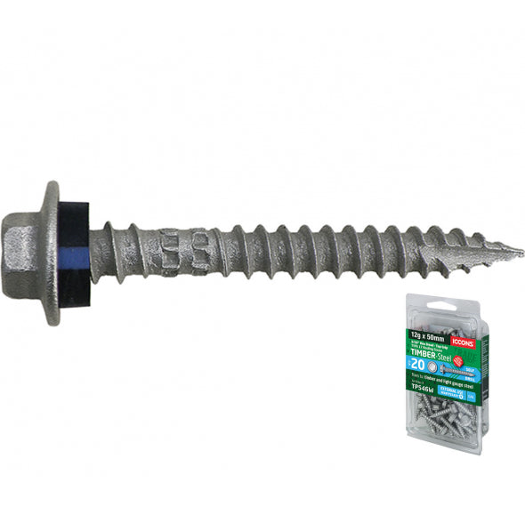 ICCONS T17 Screw Hex Top Grip C4 #12 Multiple Sizes