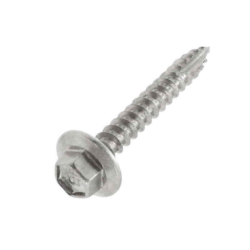 T17 Screw Hex SS316 #12, #14 Multiple Sizes
