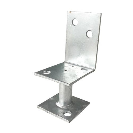 Post Support M10 Galv Half Stirrup, Multiple Sizes