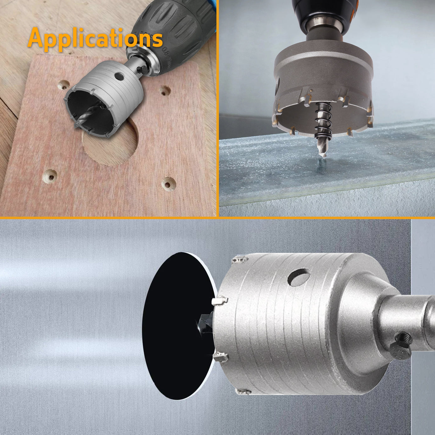 Industrial Core Drill Bit SDS Plus, Multiple Sizes