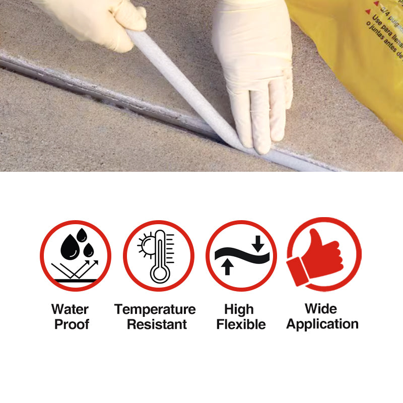 Foam Backer Rods Closed Cell White, Multiple Sizes