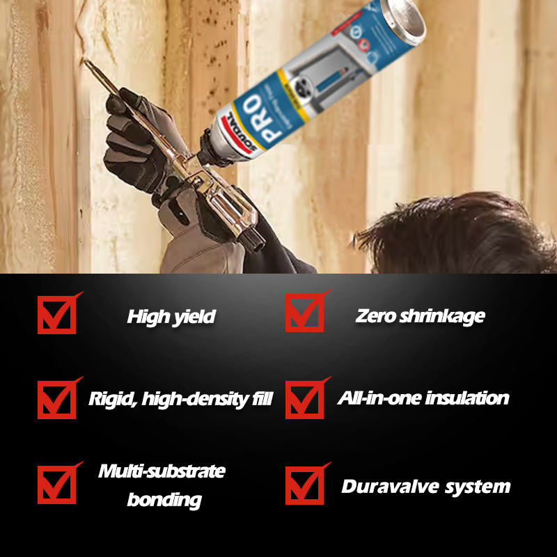 Soudal 175406 Pro Expanding Foam Gun Grade Champagne 750ml (Screw Top)