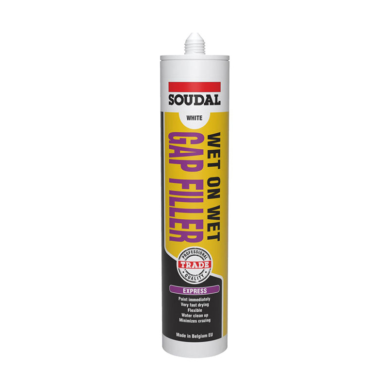 Soudal 135230 Wet on Wet Express Gap Filler White 300ml